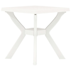 Den Bistro miza bela 70x70x72 cm plastika