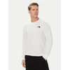 The North Face Majica z dolgimi rokavi Evolution Box Nse NF0A8B68 Bela Regular Fit
