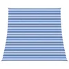 vidaXL vidaXL Senčna platna Modra in bela 4/5 x 4 m HDPE, (5000241423)