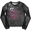 James Brown Mr Dynamite (Mesh) Black L Ženske Majica