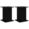 Stalak za biljke 2 pcs Crna 30,5 x 30 x 43 cm Konstruirano drvo