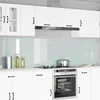 Kuhinjski zid 2 pcs Bijelo 120 x 60 cm Staklo otporno na udarce
