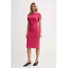 Calvin Klein Cocktail obleka LV044D063G Roza Slim Fit