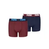Puma Everyday Basic Boxers Youth (2-pack), Red, Size 10, Clothing