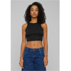 Womens cropped top black