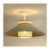 Duolla - Plafonski luster RIO RATTAN 1xE27/15W/230V prečnik 45 cm zelena/ratan