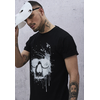 Mister Tee Majica Waterpaint Skull Tee, črna