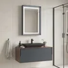 HANAH HOME Kupatilski ormarić sa umivaonikom i ogledalom (2 komada) Craft 100 145