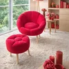 ATELIER DEL SOFA Fotelja i tabure Lida Fuchsia