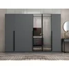 Hanah Home ormar sa reflektujućim staklom Nisa 20596, 270 cm, antracit