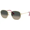 Ray-Ban Sunčane naočare Hexagonal 0RB3548N 00171, Zlatne