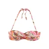 s.Oliver Bikini zgornji del Bauhinia  kit / temno zelena / oranžna / svetlo roza