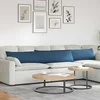 Jastučići za sofu 2 pcs Plava 200 x 40 cm tkanina