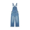 Pull&Bear Kavbojke z naramnicami modra