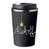 shumee Premium termo skodelica s potiskom žarnice Kick OFF 350 ml 0,35 l KT_030