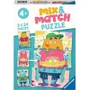 Ravensburger Sestavljanka Mix&Match: Smešna pošast 3x24 kosov
