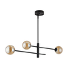 Lestenec na drogu ORO 3xG9/12W/230V črna/zlata
