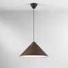 Luce Ambiente Design Visoka svetilka Big Bang, kostanjevo rjava/bela, O 49 cm, kovina - Dnevna soba/jedilnica - Sodobni - kostanjevo rjava, bela