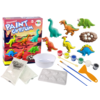 slomart LEAN TOYS Komplet za ustvarjanje: Odlitki iz mavca, barve, dinozavri