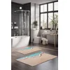 Lessentiel Maison Set prostirki za kupatilo CT-5206, 2 Komada, Bež