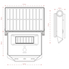 SOLARNI REFLEKTOR TONIK-S 1100lm CCT IP65