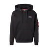 ALPHA INDUSTRIES Majica Mirror siva/temno rdeča/črna/bela