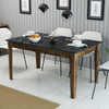 HANAH HOME Trpezarijski sto Milan 518 Walnut Black