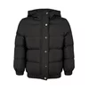 Girls Puffer Hooded Jacket Black