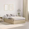 Krevet s ladicama Sonoma hrast 120 x 190 cm Konstruirano drvo