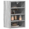 Vidaxl viseča omara “Riga” Grey Sonoma 40x29,5x60 cm iz umetnega lesa