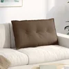 Jastuk za leđa Smeđa 80 x 19 x 50 cm tkanina