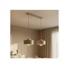 Brilagi - Luster na sajli 2xE27/60W/230V bež/zlatna