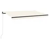 Tenda na ručno uvlačenje 400 x 350 cm krem