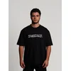 Avenue Atelier Majica Avenue Astro Oversized T-Shirt črna