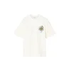 AllSaints Majica PETALS  rumena / svetlo siva / črna / bela