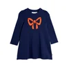 MINI RODINI Vsakodnevna obleka Bow 2515011360 Mornarsko modra Regular Fit