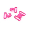 Zapirala za kopalke širine 17 mm iz plastike - neonsko rožnata (20 parov)
