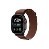 APPLE Watch Ultra 4 GPS + Cellular 49mm Black Titanium Case with Burgundy Alpine Loop - M (MJC14SE/A)