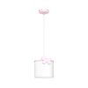 Dečiji luster na sajli SWEET 1xE27/15W/230V bela/ružičasta/leptir
