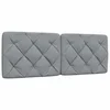 vidaXL vidaXL Vzglavna stranica svetlo siva 140 cm blago, (21653052)