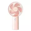 Premium mini ročni ventilator JisuLife Life3 10W, 3 hitrosti, 4000mAh - roza