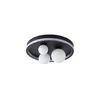 Searchlight 73380BK - LED stropna lampa TRIDENT LED/20W/230V, prečnika 40 cm
