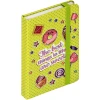 nb grafo Notes A6 črte trde platnice, 96 listov, z elastiko, 0667.10 Dolly rumen