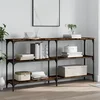 Konzolni stol boja hrasta 150x29x75 cm od konstruiranog drva