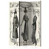 artgeist Paravan Dress 1914, 3-Delni, Dvostranski