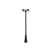 Spoljašnja lampa 2xE27/60W/230V IP44 232 cm crna