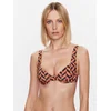 BILLABONG Bikini zgornji del EMMA, rjava, oranžna