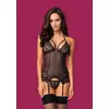 Korset & tanga 838-COR-1 crne boje - L/XL