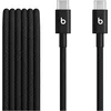 Apple Beats pleten USB-C v USB-C kabel črne barve dolžine 1.5m MDGA4ZM