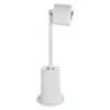 WENKO 21424100 - Držač toalet papira 21x55 cm, beli